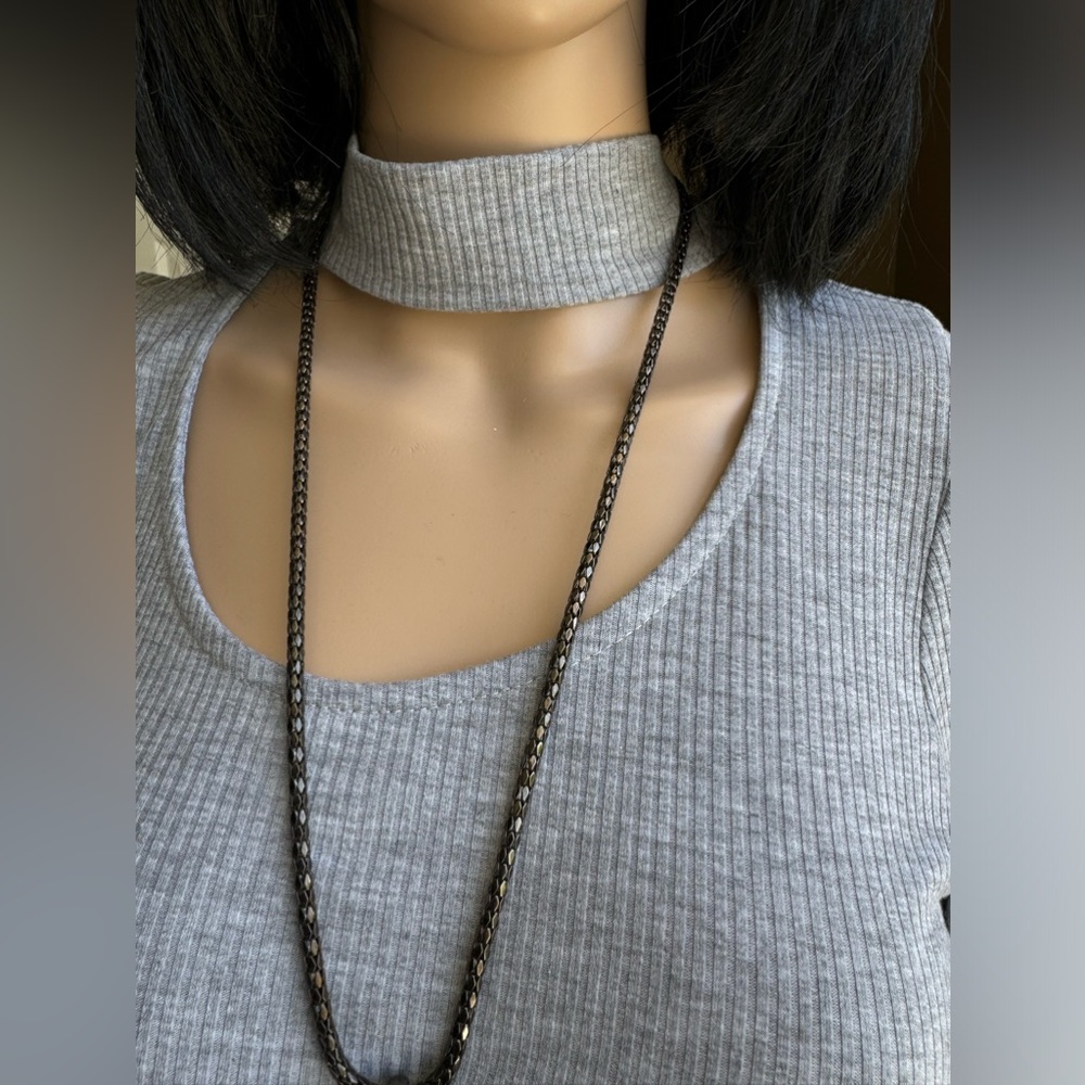 Soft Ribbed Grey Top by Drew - Picture 4 of 8